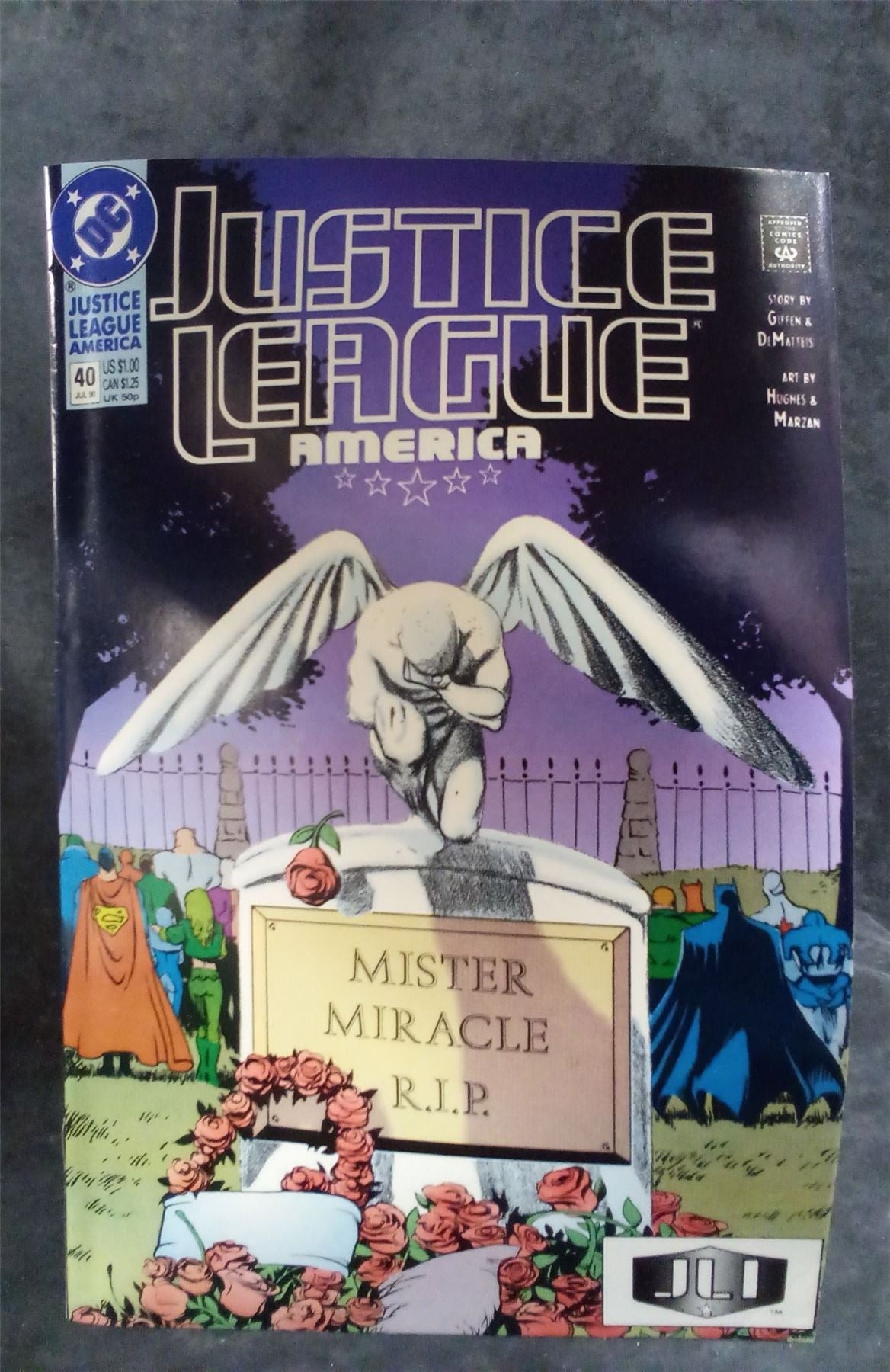 Justice League America #40 1990 DC Comics Comic Book