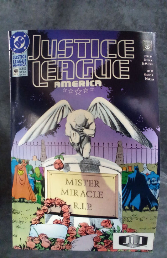 Justice League America #40 1990 DC Comics Comic Book