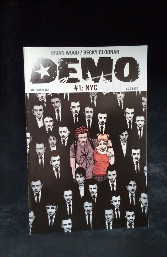 Demo #1 2003 signed by Brian Wood  Comic Book