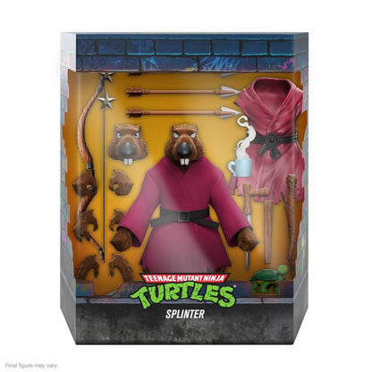 Tmnt Ultimates W9 Splinter (flocked) Action Figure