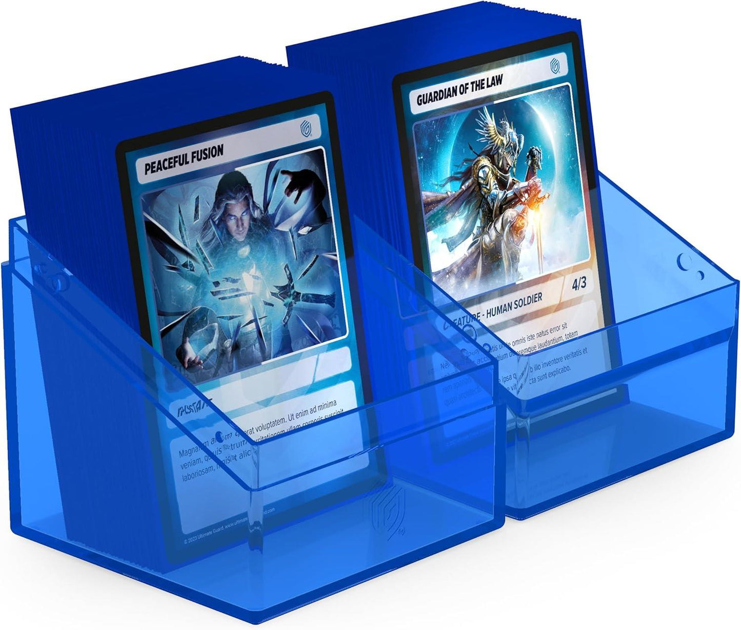 Ultimate Guard Deck Case - Boulder 100+ Clear - Sapphire