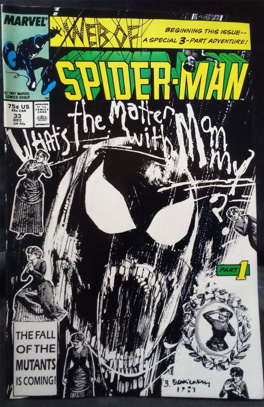 Web of Spider-Man #33 1987 Marvel Comics Comic Book