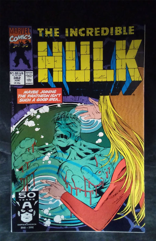 The Incredible Hulk #382 Direct Edition 1991 Marvel Comic Book