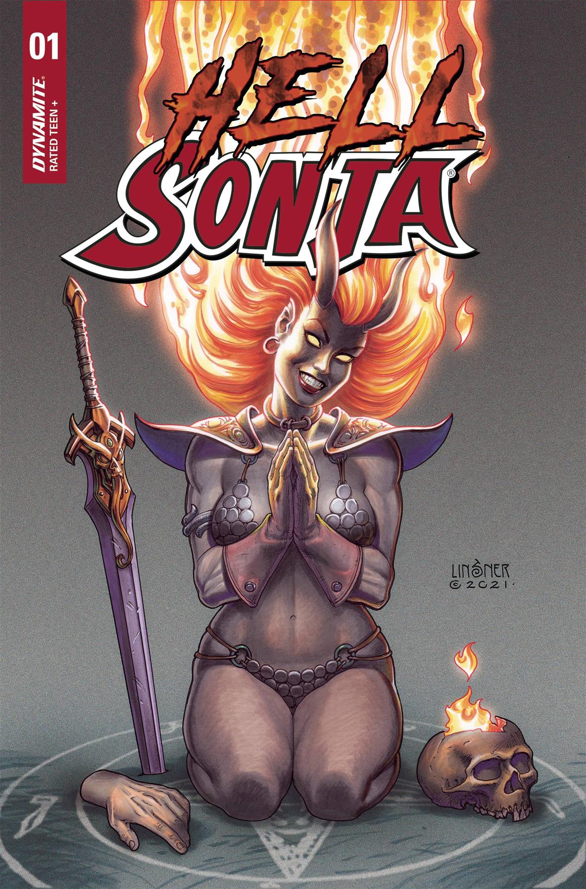 Hell Sonja #1 Cvr D Linsner (Cvr D Linsner) Dynamite Comic Book 2022