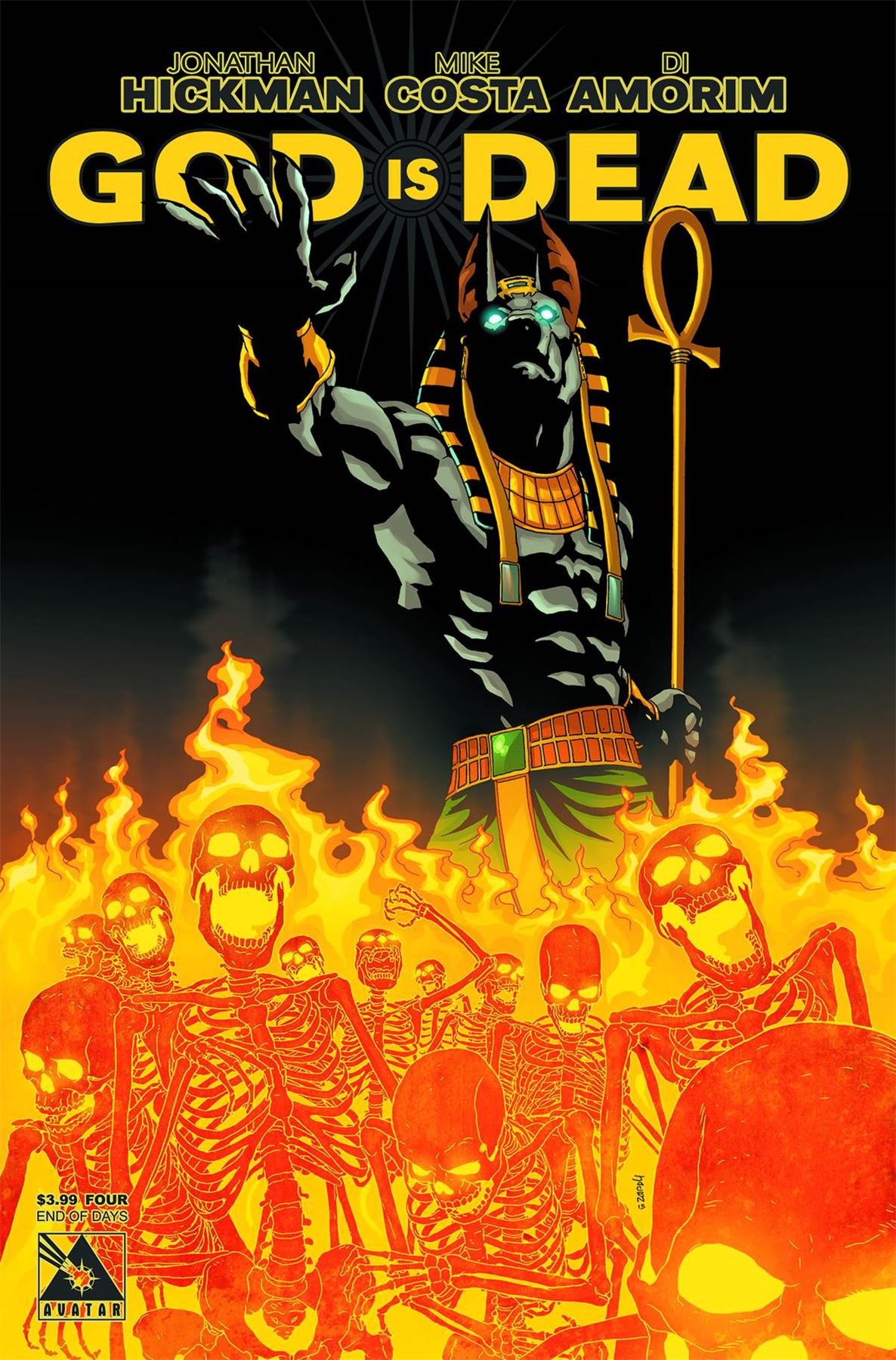 God Is Dead #4 (of 6) End Of Days Cvr Avatar Comics Comic Book