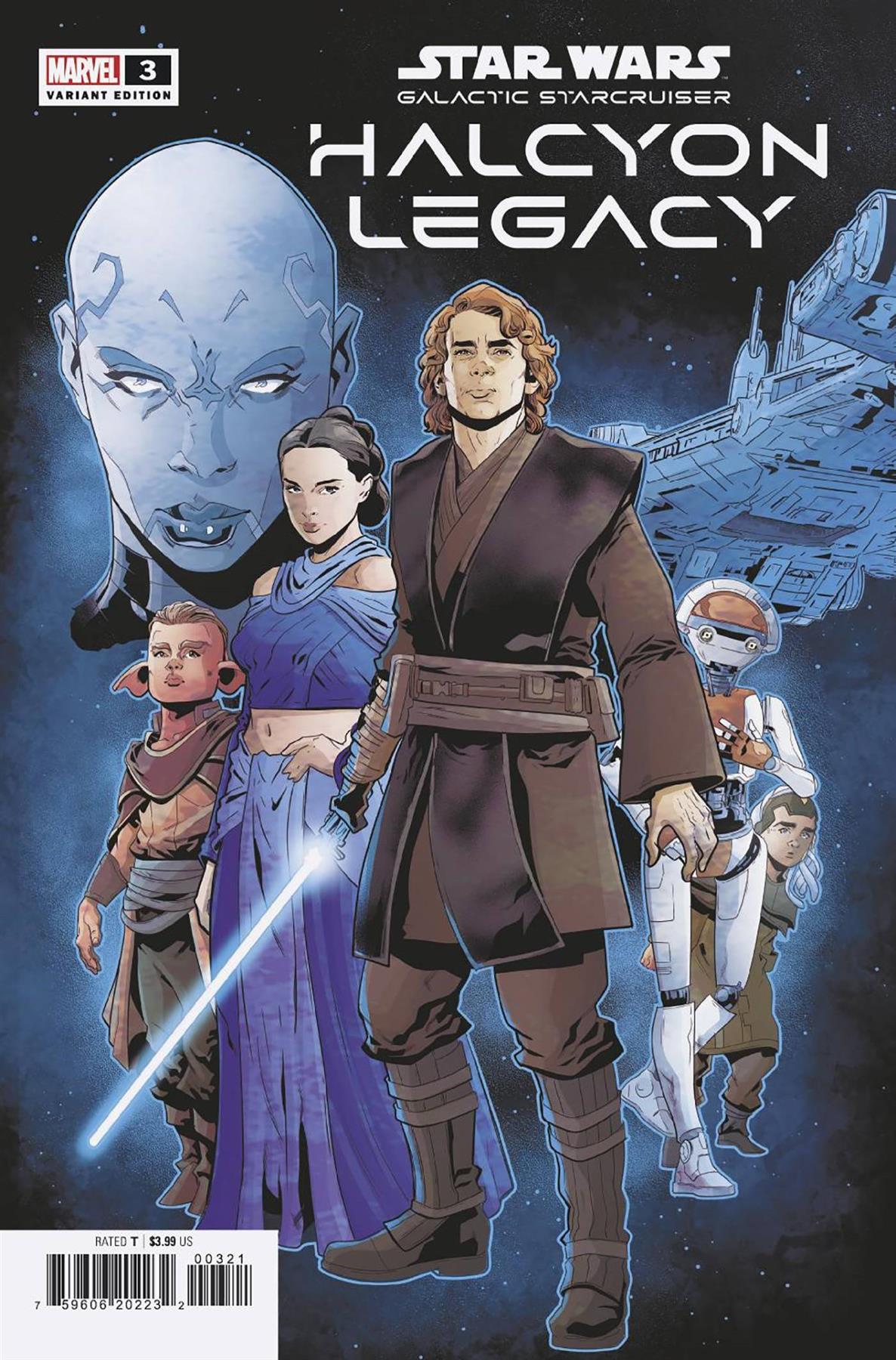 Star Wars Halcyon Legacy #3 (of 5) Sliney Connecting Var Marvel Prh Comic Book