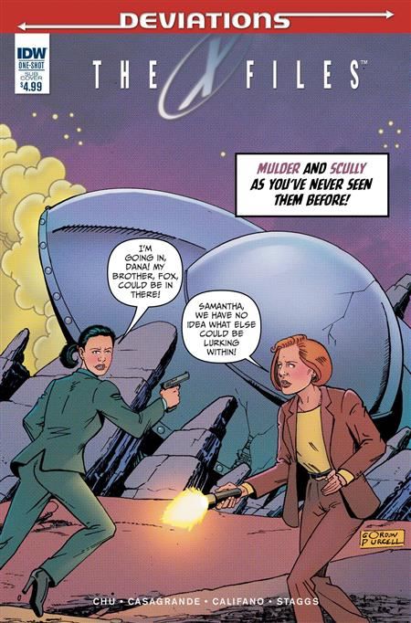 X-files Deviations Subscription Var (Subscription Var (one Shot)) Idw Publishing Comic Book