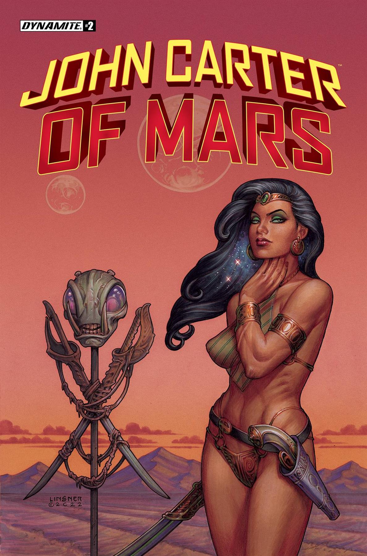 John Carter Of Mars #4 Cvr B Linsner Dynamite Comic Book