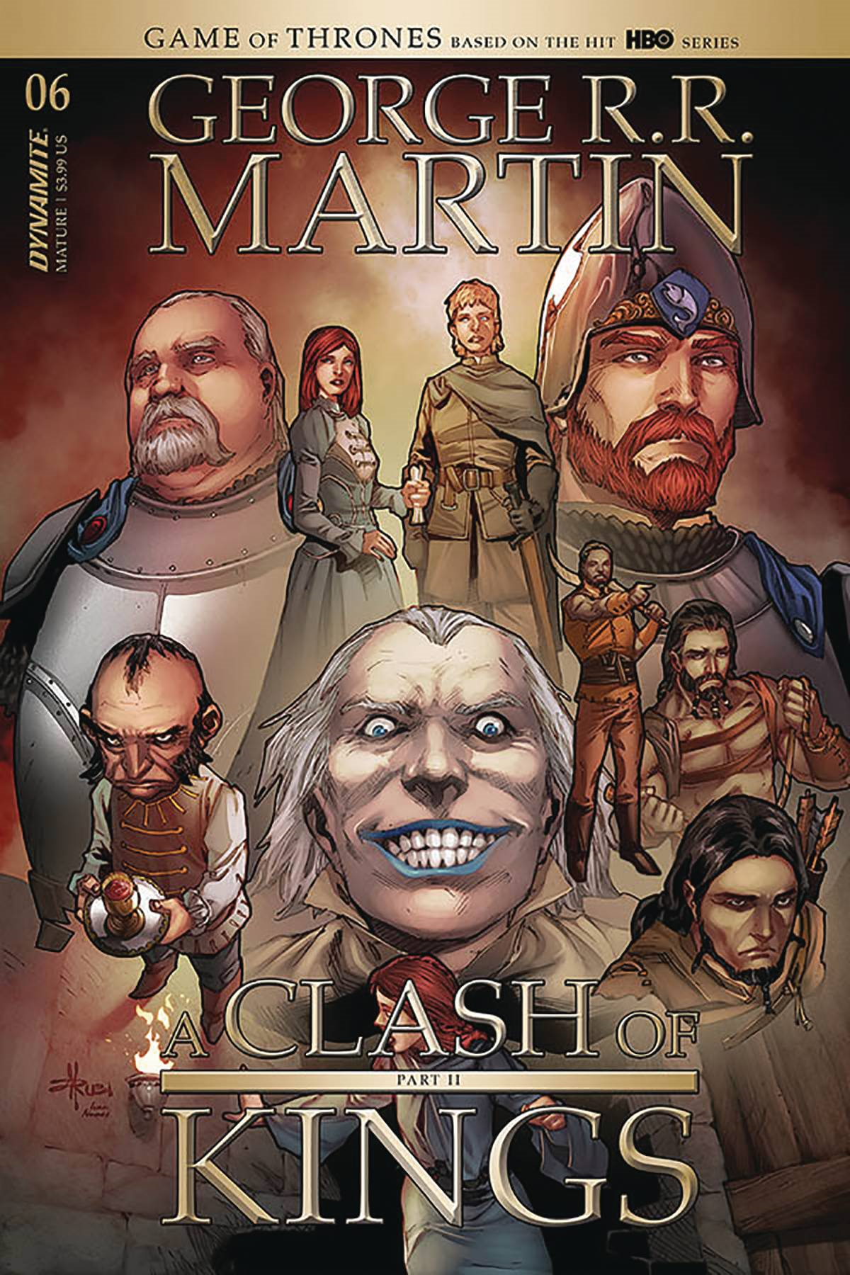 George Rr Martin A Clash Of Kings #6 (Cvr B Rubi) Dynamite Comic Book 2020