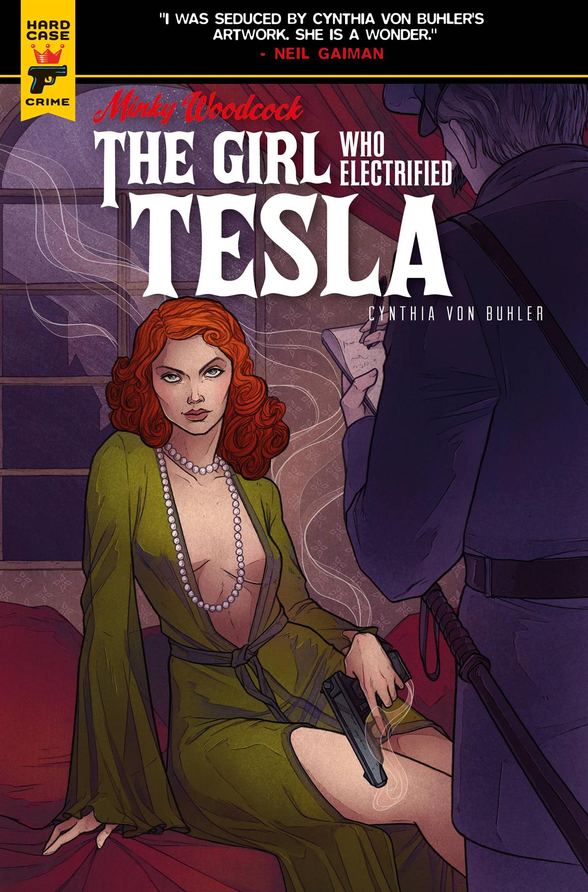 Minky Woodcock Girl Electrified Tesla #2 Cvr A Simeckova (mr Titan Comics Comic Book
