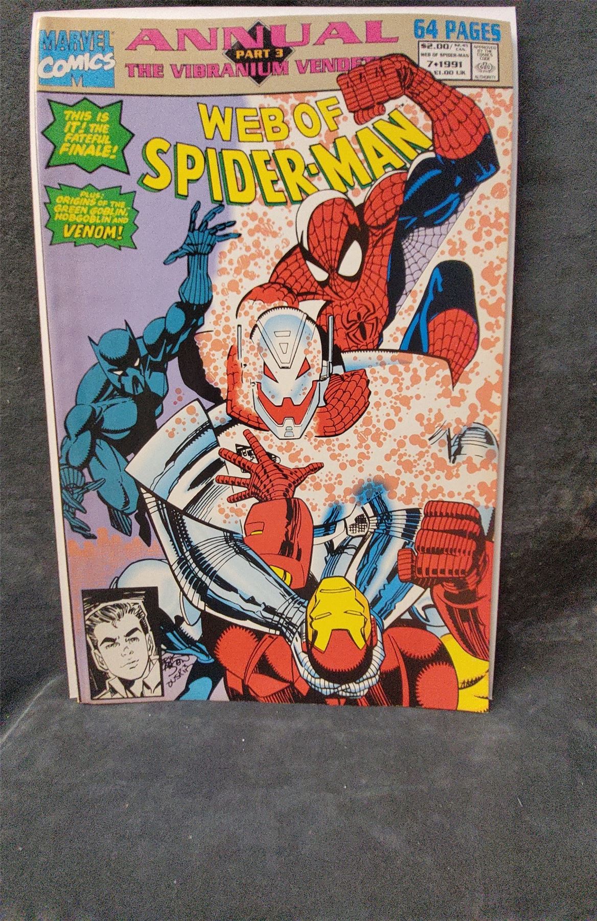 Web of Spider-Man Annual #7 Direct Edition 1991 marvel Comic Book