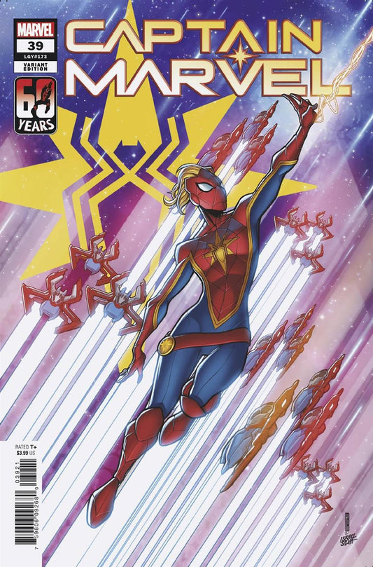 Captain Marvel #39 Baldeon Spider-man Var (Baldeon Spider-man Var) Marvel Prh Comic Book 2022