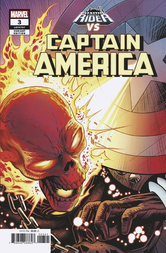 Captain America #3 (Zircher Cosmic Ghost Rider Var) Marvel Comics Comic Book