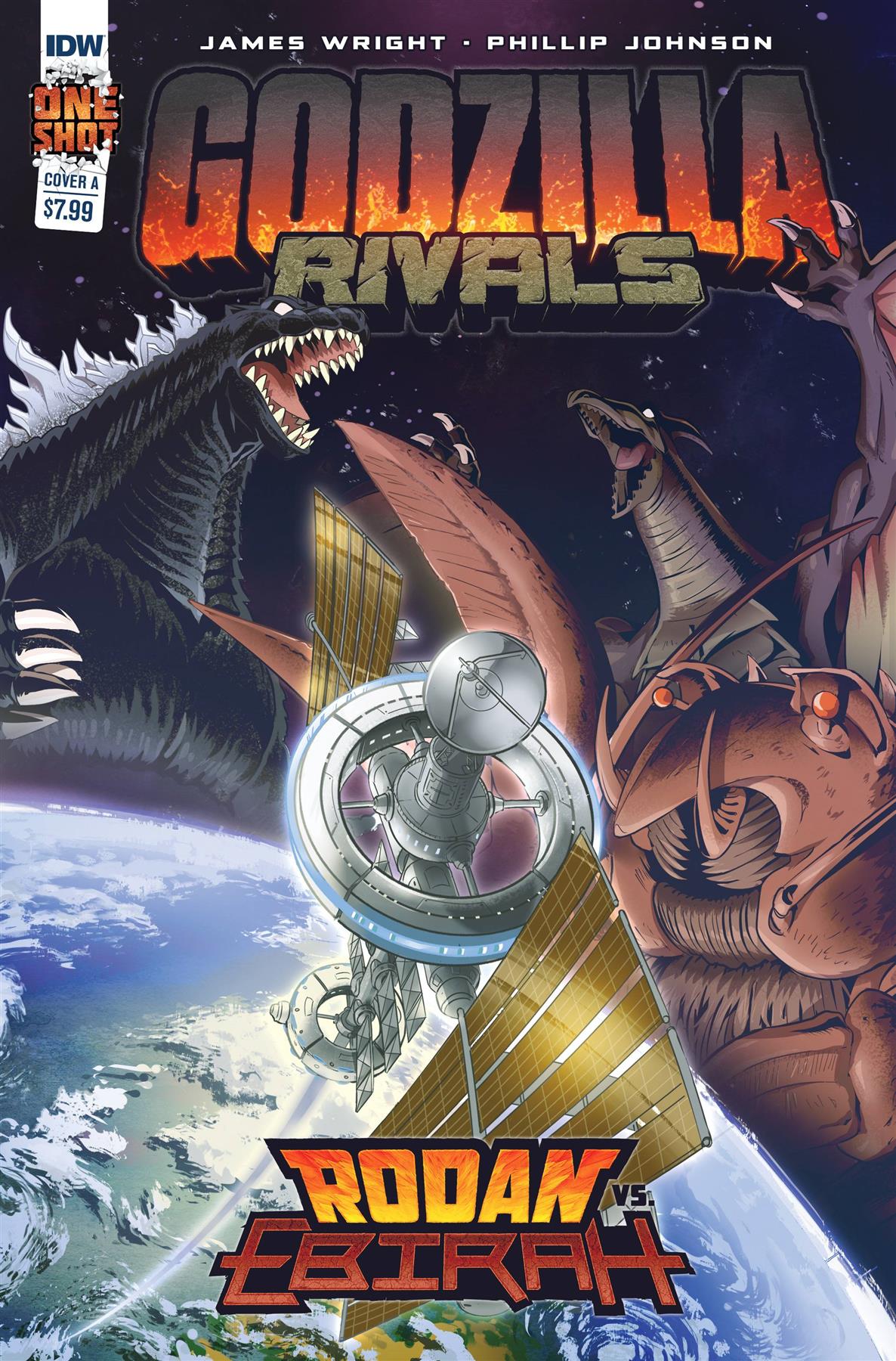 Godzilla Rivals Rodan Vs Ebirah Cvr A Johnson Idw-prh Comic Book