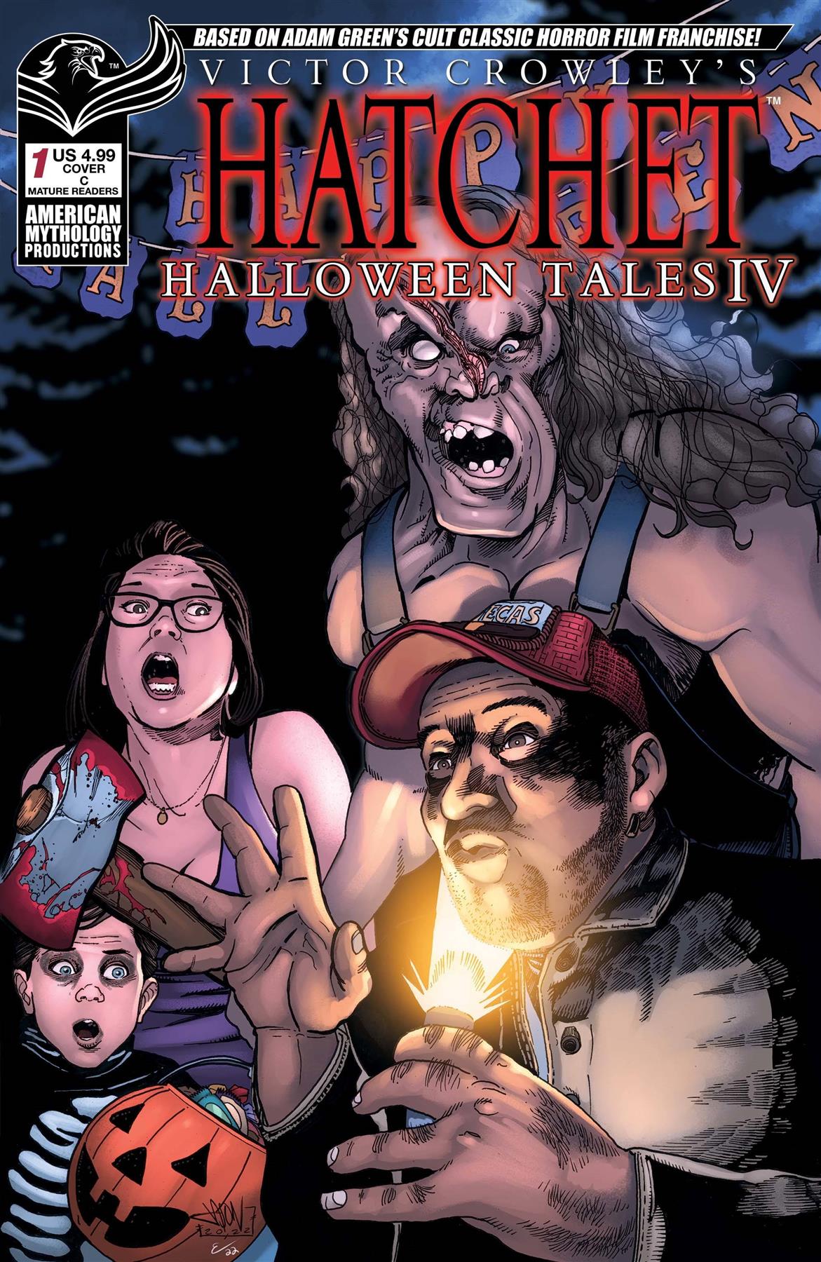 Victor Crowley Hatchet Halloween Tales Iv #1 Cvr C (mr) American Mythology Productions Comic Book