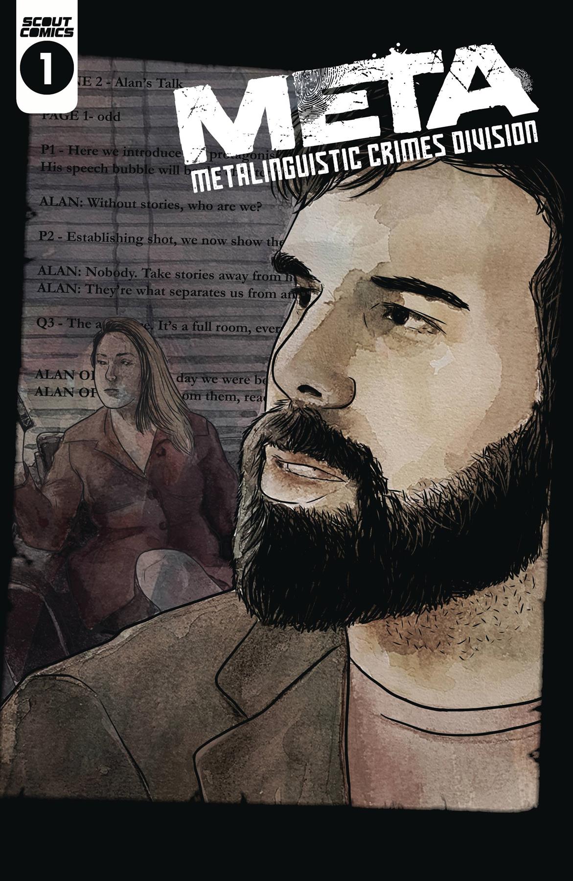 Meta Metalinguistic Crimes Division #1 Cvr B 10 Copy Unlocke Scout Comics Comic Book