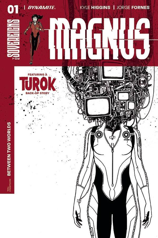 Magnus #1 Cvr E 10 Copy Fornes B&w Incv (Cvr E 10 Copy Fornes B&w Incv) D. E. Comic Book