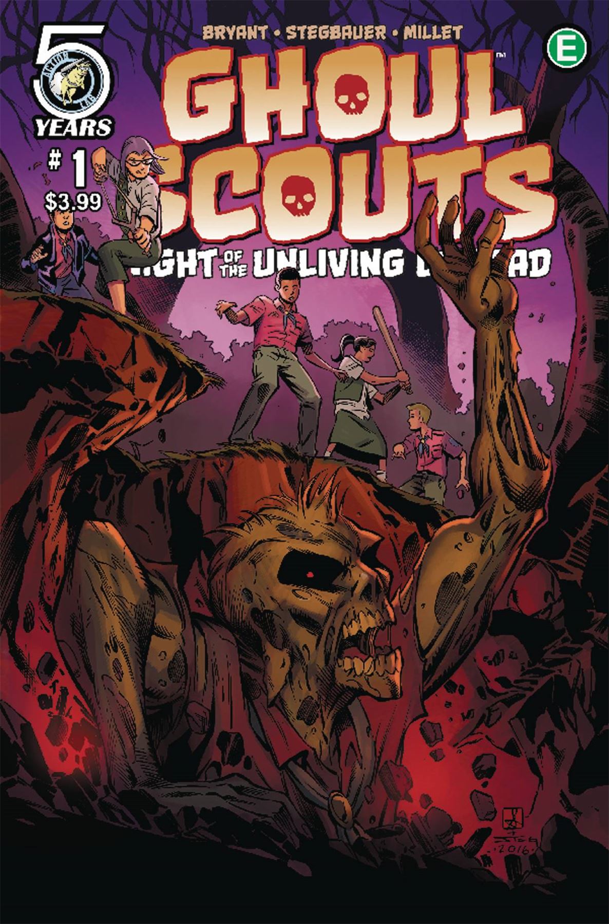 Ghoul Scouts Night Of The Unliving Undead #1 Cvr C Izaakse (Cvr C Izaakse) Action Lab Entertainment Comic Book