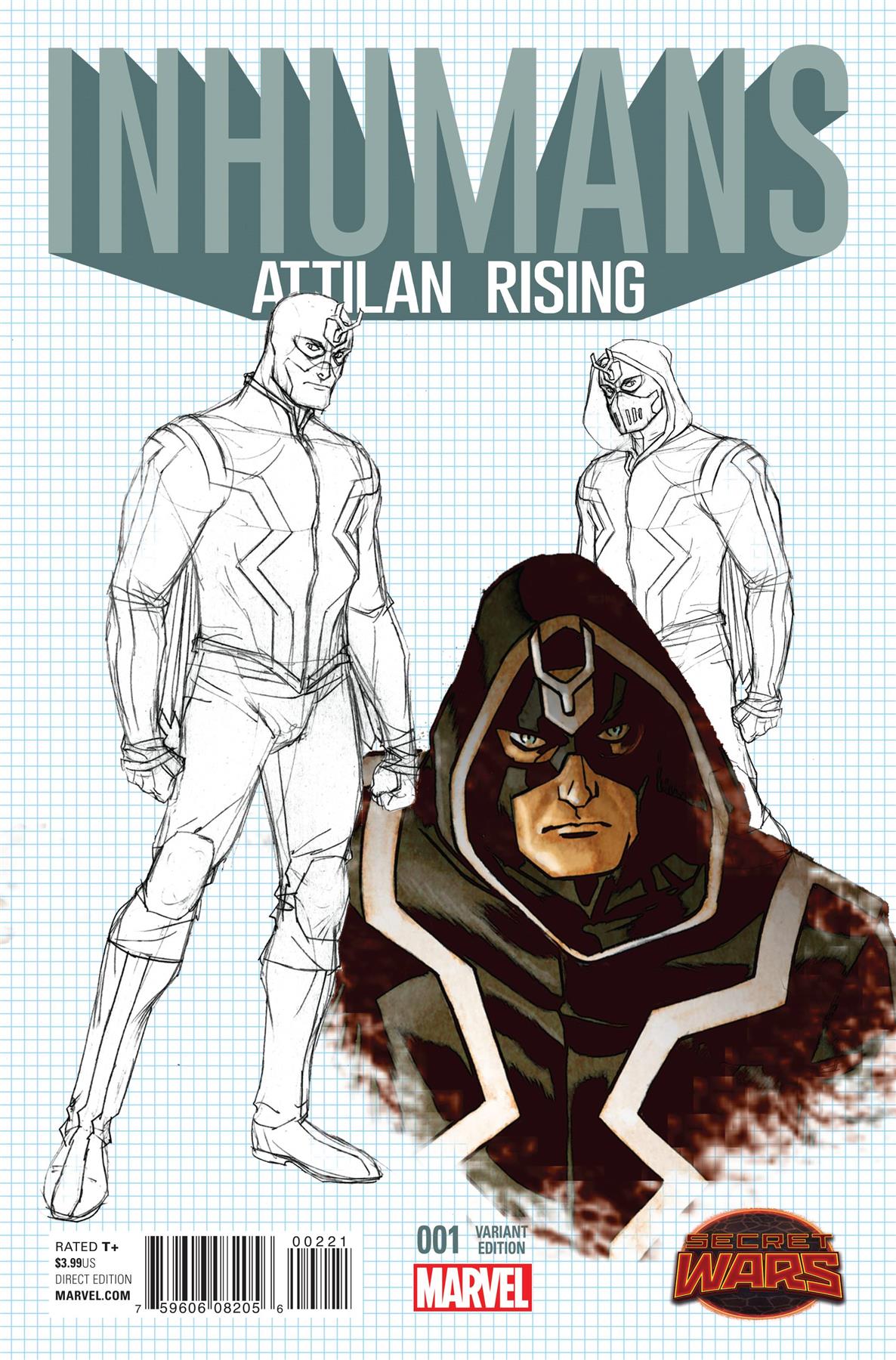 Inhumans Attilan Rising #2 Design Var (Design Var) Marvel Comics Comic Book