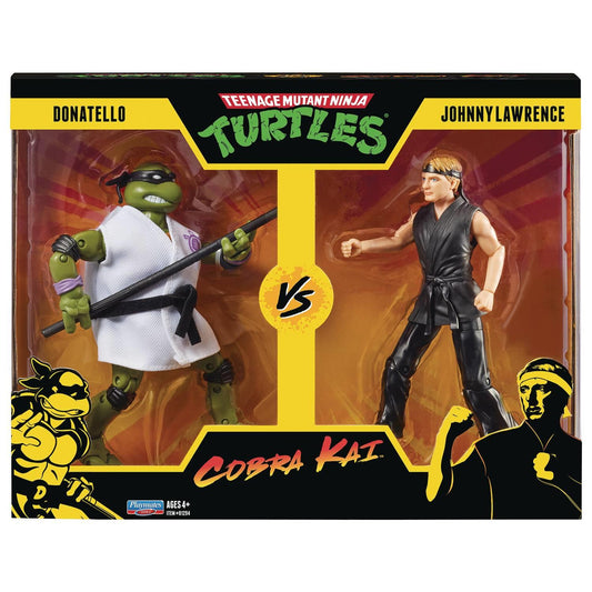 Tmnt X Cobra Kai Donatello Vs Johnny Lawrence Action Figure 2pk