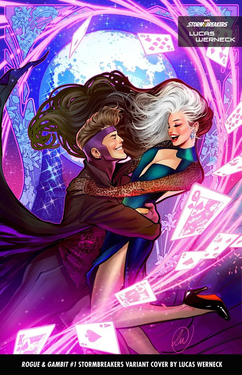 Rogue And Gambit #1 Werneck Stormbreaker Var (Werneck Stormbreaker Var) Marvel Prh Comic Book 2023