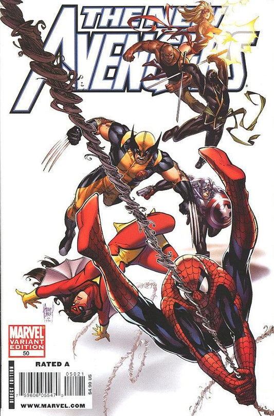 New Avengers #50 Adam Kubert Art Variant Marvel Comics Comic Book
