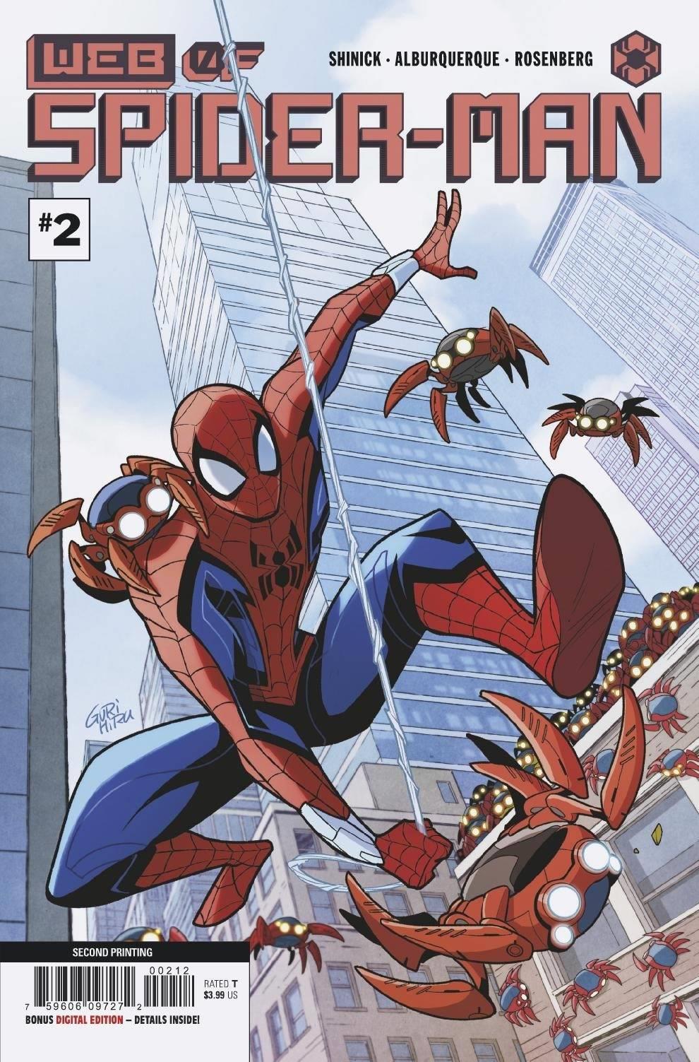 Web Of Spider-man #2 (of 5) 2nd Ptg Var Marvel Comics Comic Book