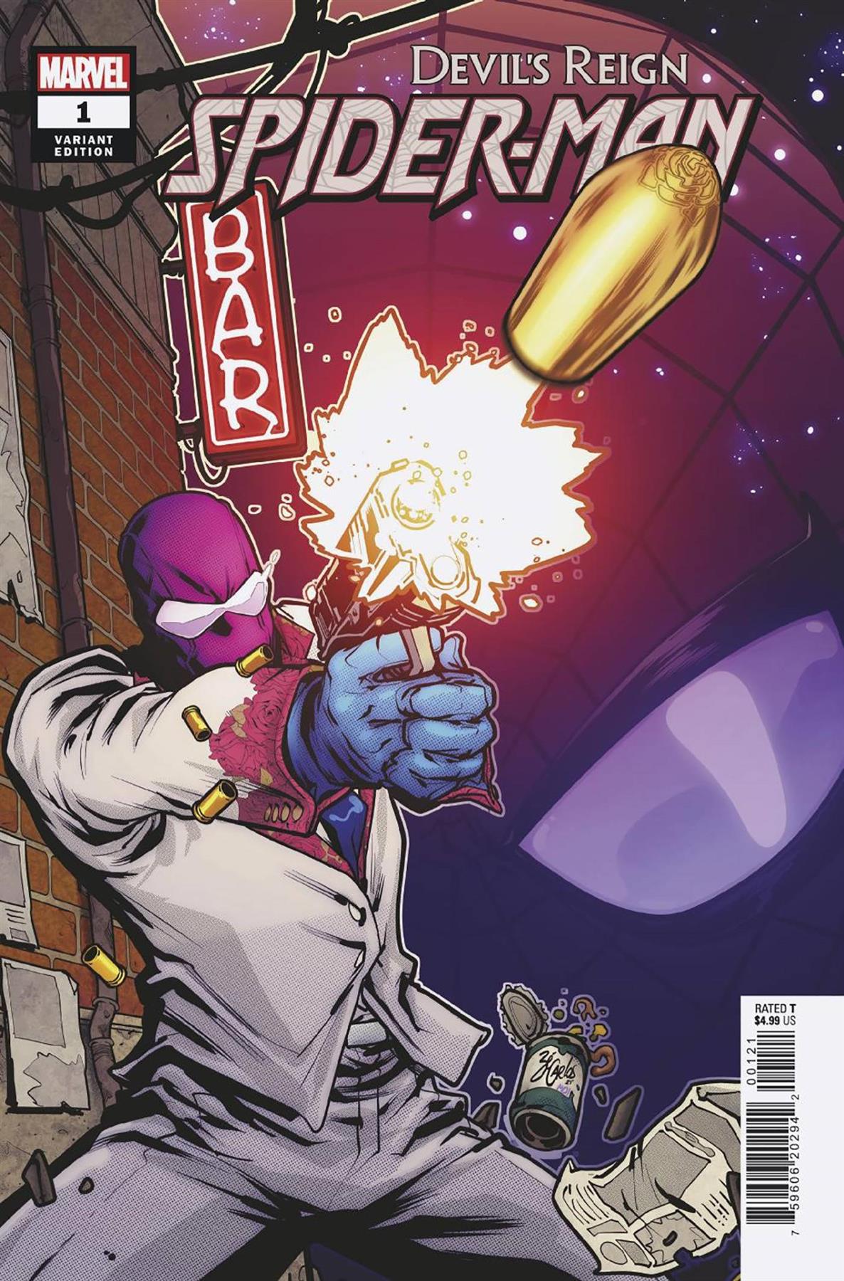 Devils Reign Spider-man #1 Carlos Var Marvel Prh Comic Book 2022