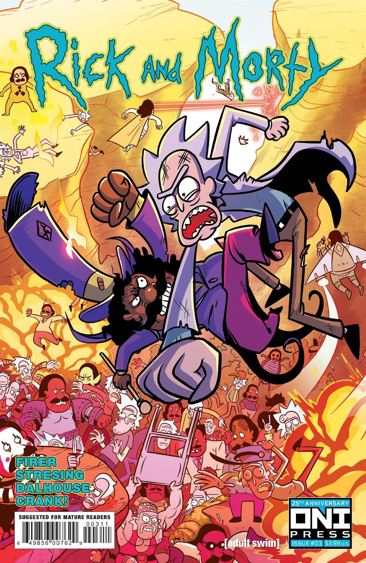 Rick And Morty #3 Cvr A Stresing (Cvr A Stresing) Oni Press Inc. Comic Book 2023