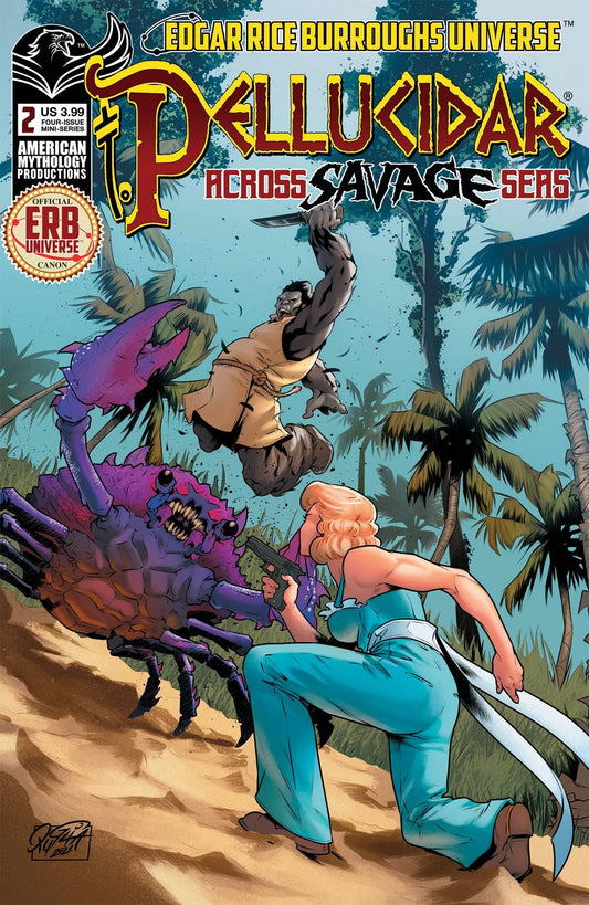 Pellucidar Across Savage Seas #2 Cvr A Puglia (c: 0-1-2) American Mythology Productions Comic Book