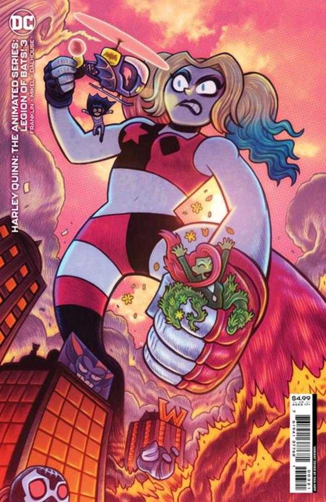 Harley Quinn The Animated Series Legion Of Bats #3 (Of 6) Cover B Dan Hipp Card Stock Variant (Mature)