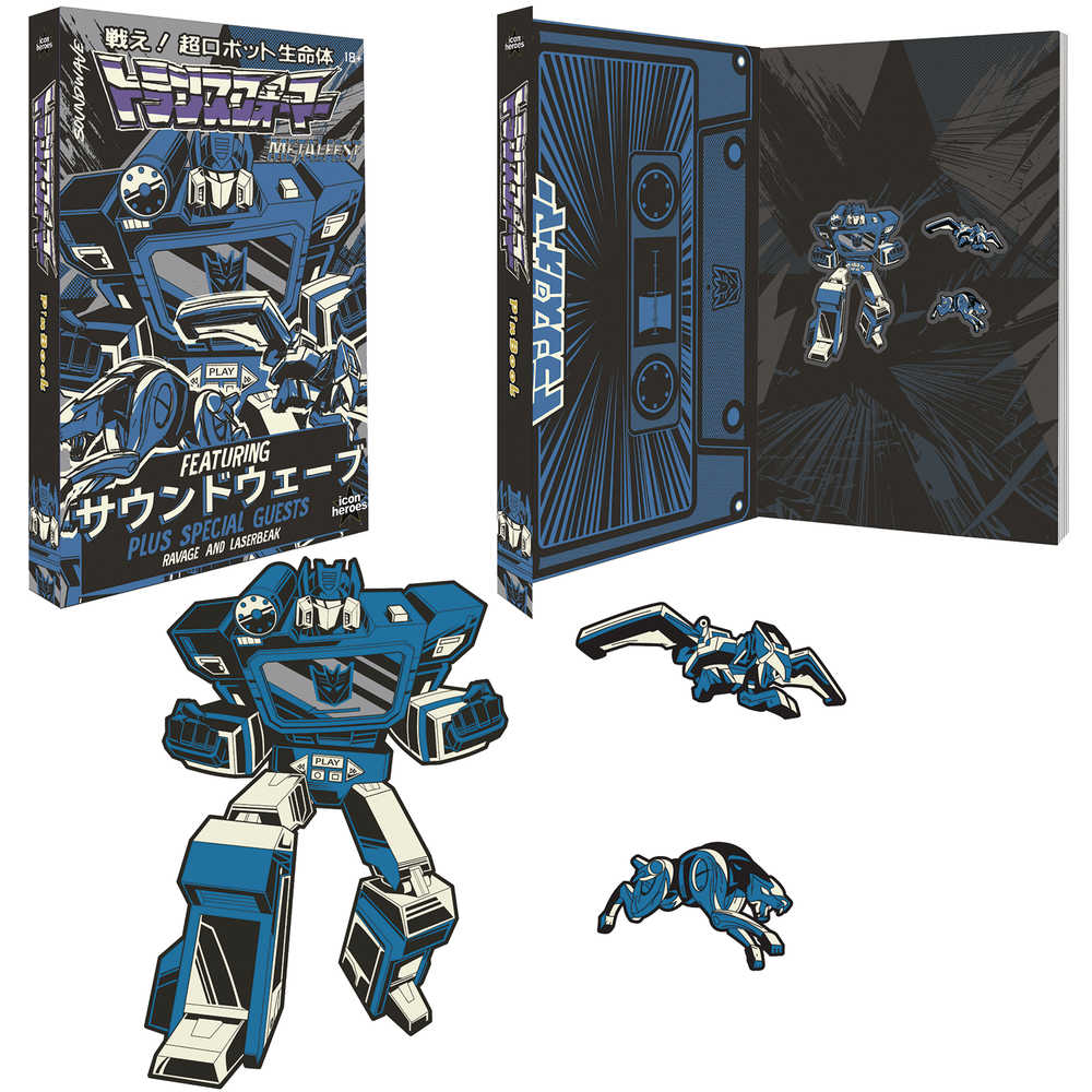 Transformers Soundwave Noir Pin Set