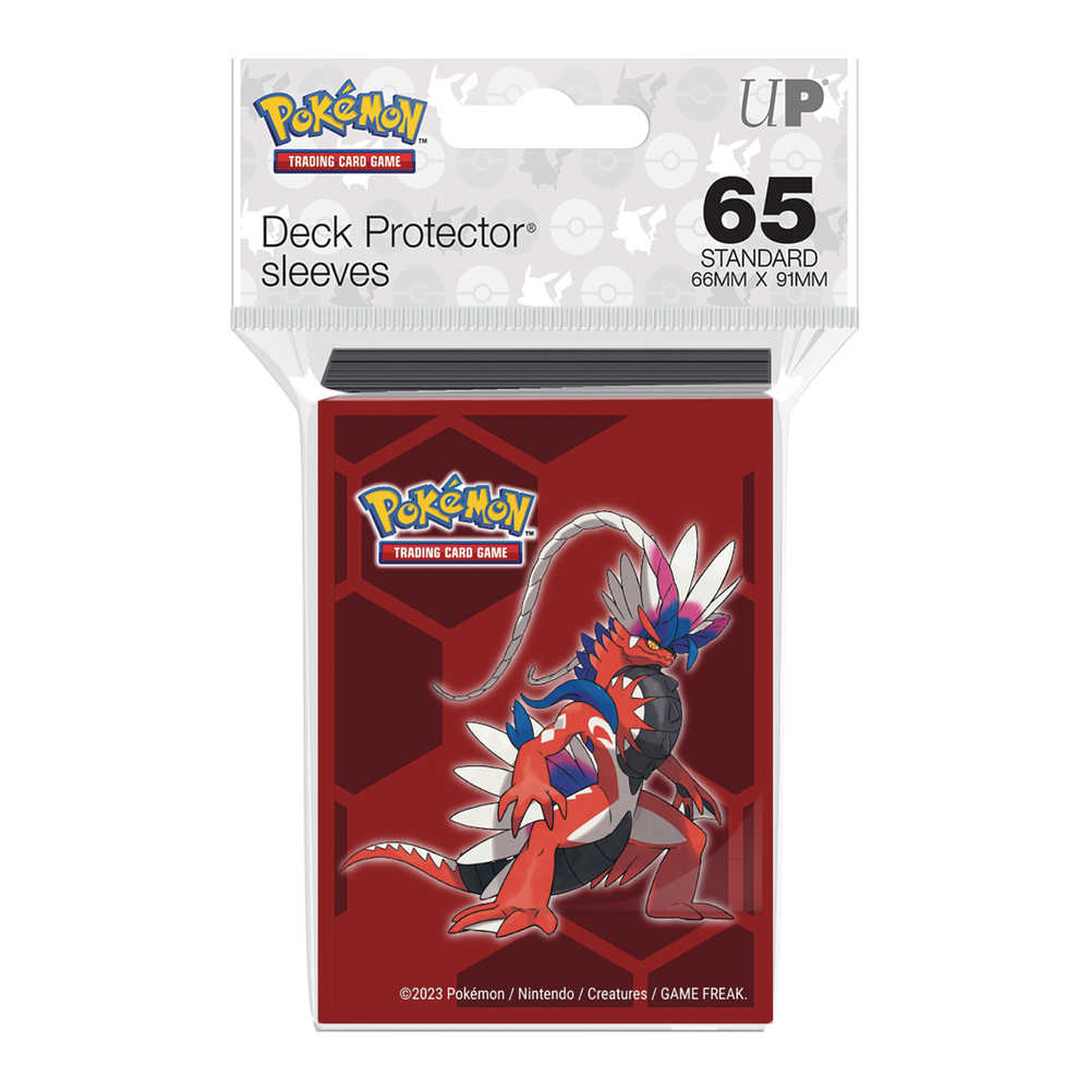 Pokemon Collectible Card Game Koraidon 65ct Deck Protectors