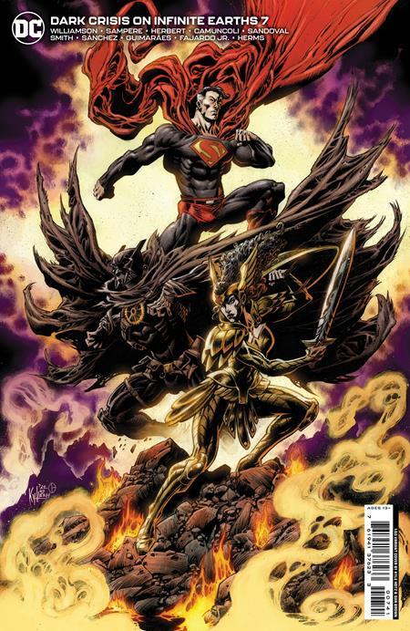 Dark Crisis On Infinite Earths #7 (of 7) Cvr L Inc 1:50 Kyle Hotz Card Stock Var DC Comics Comic Book
