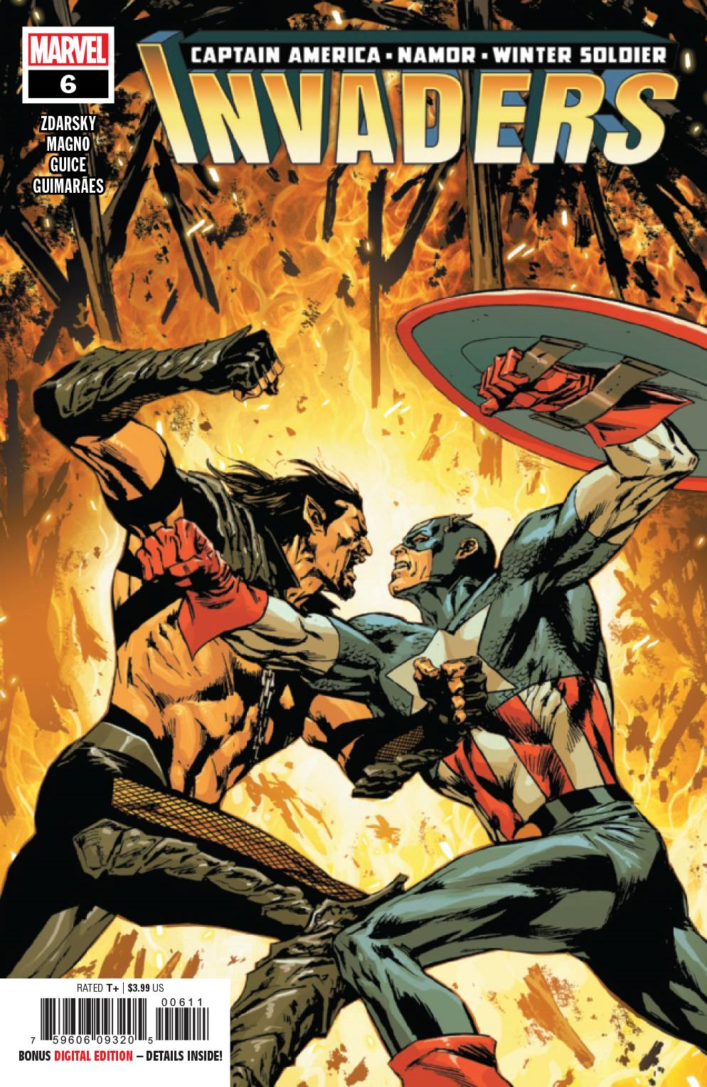 Invaders #6 () Marvel Comics Comic Book