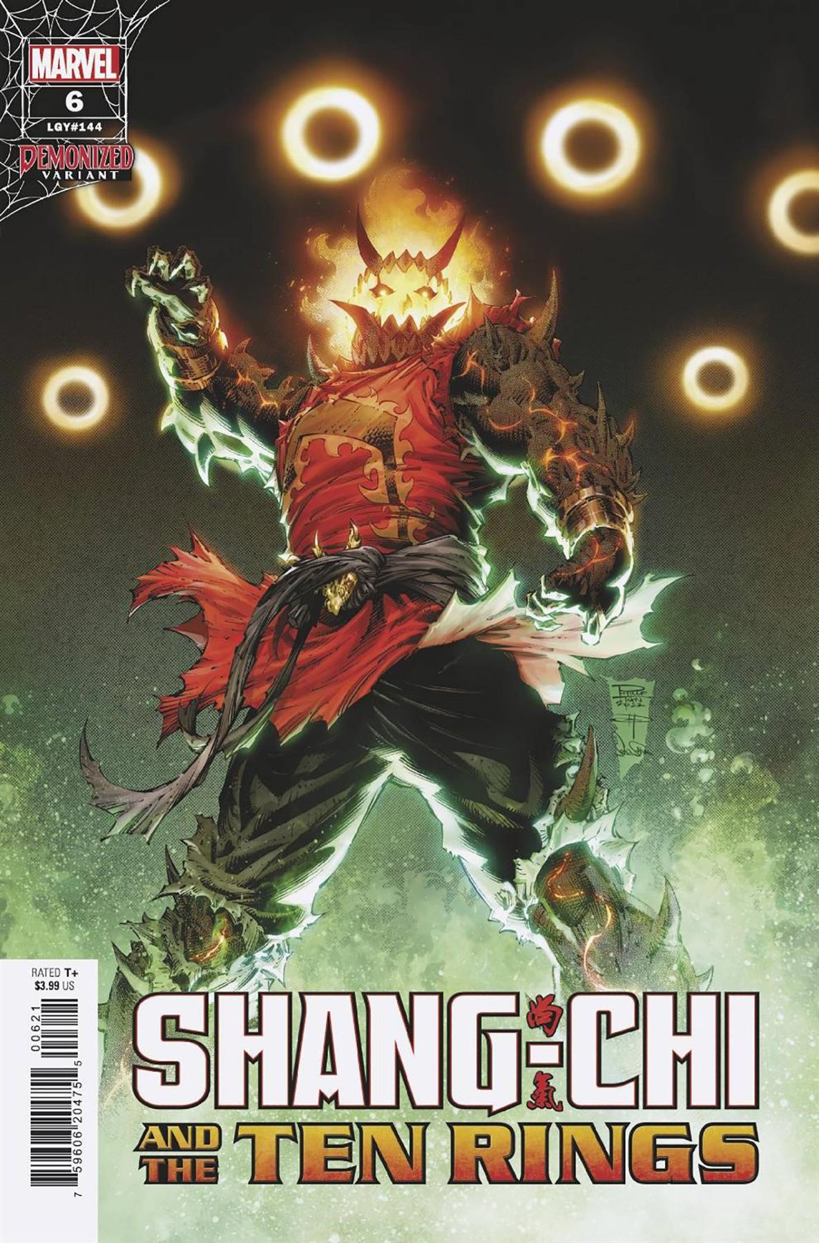 Shang-chi And Ten Rings #6 Demonized Var (Demonized Var) Marvel Prh Comic Book 2022