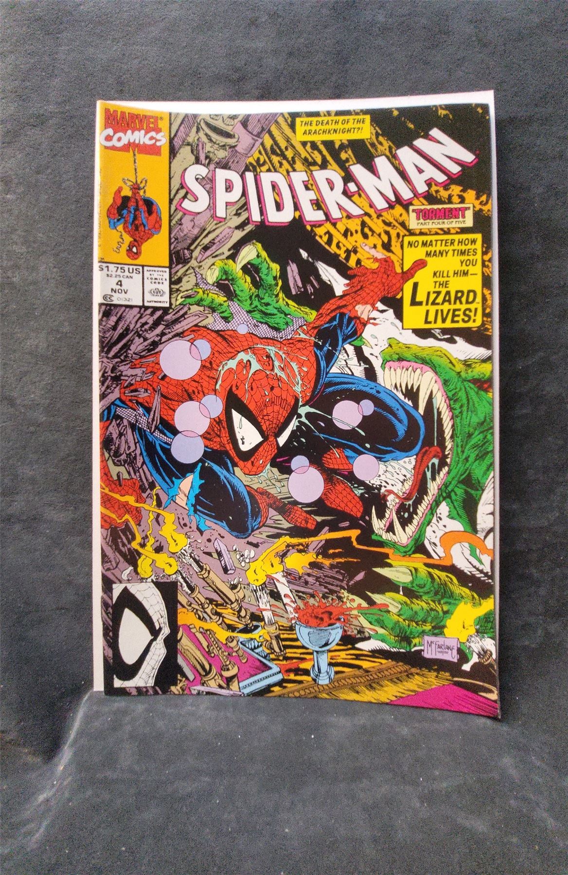 Spider-Man #4 1990 marvel Comic Book