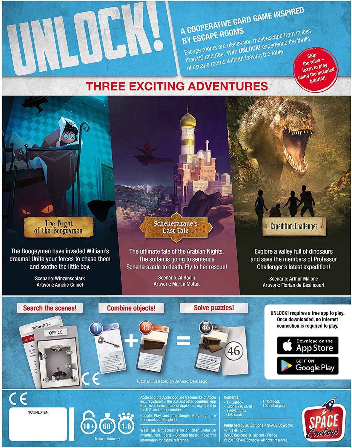 Unlock! Exotic Adventures Board Game by Space Cowboys