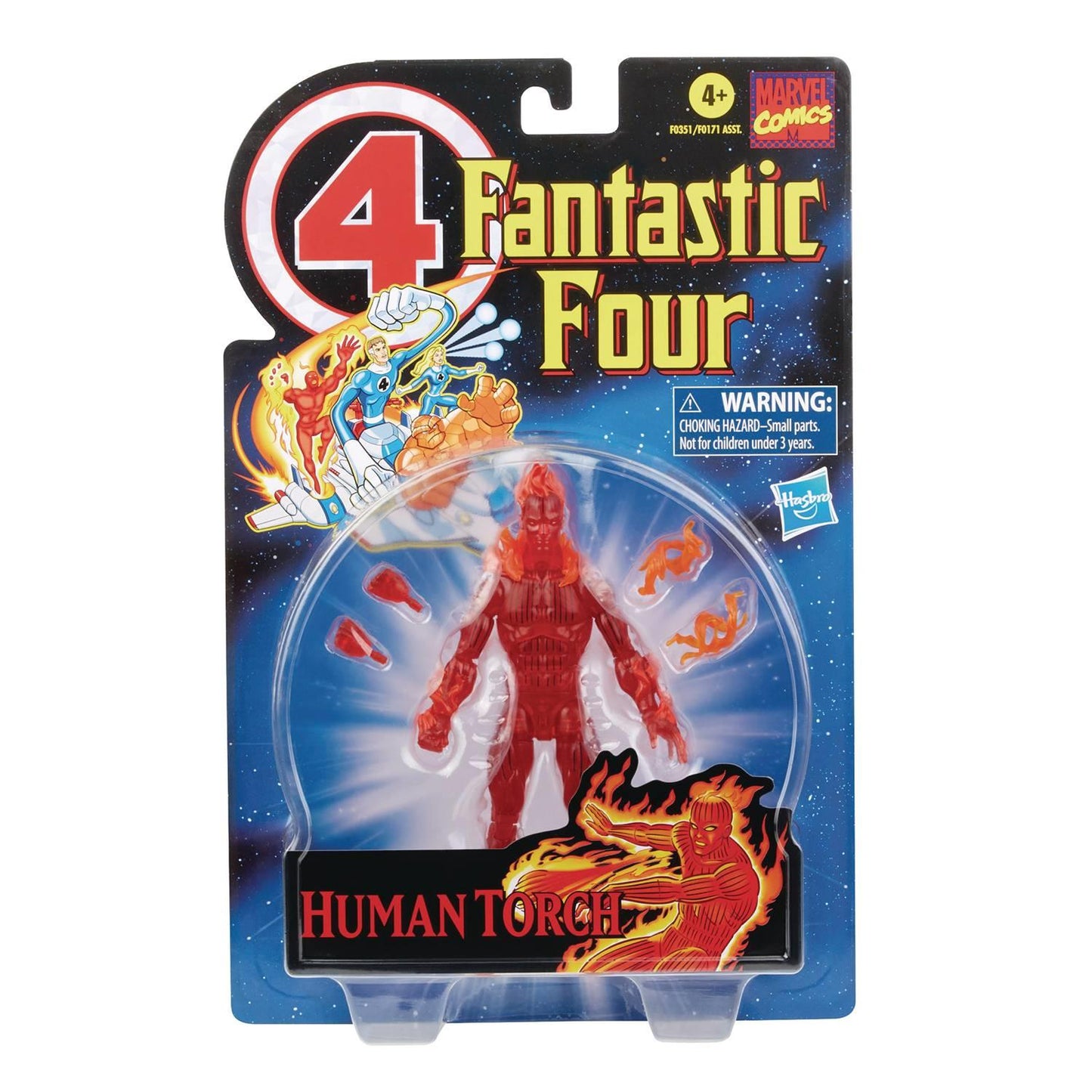 FANTASTIC FOUR VINTAGE LEGENDS JOHHNY STORM 6IN Action Figure
