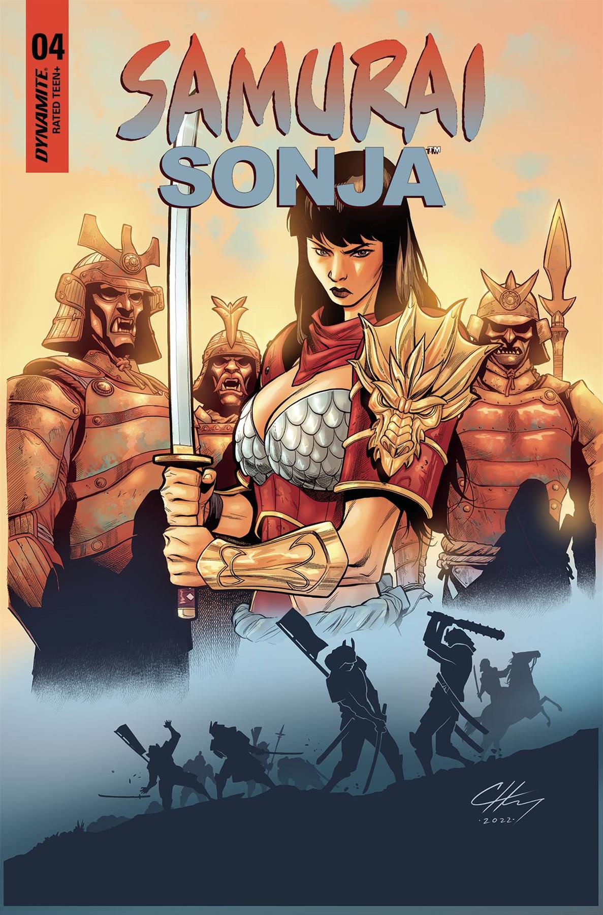 Samurai Sonja #4 Cvr A Henry Dynamite Comic Book