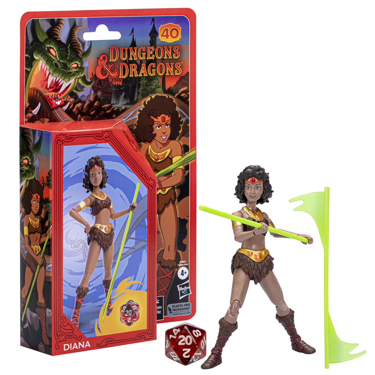 D&D Cartoon Ser Diana 6in Action Figure
