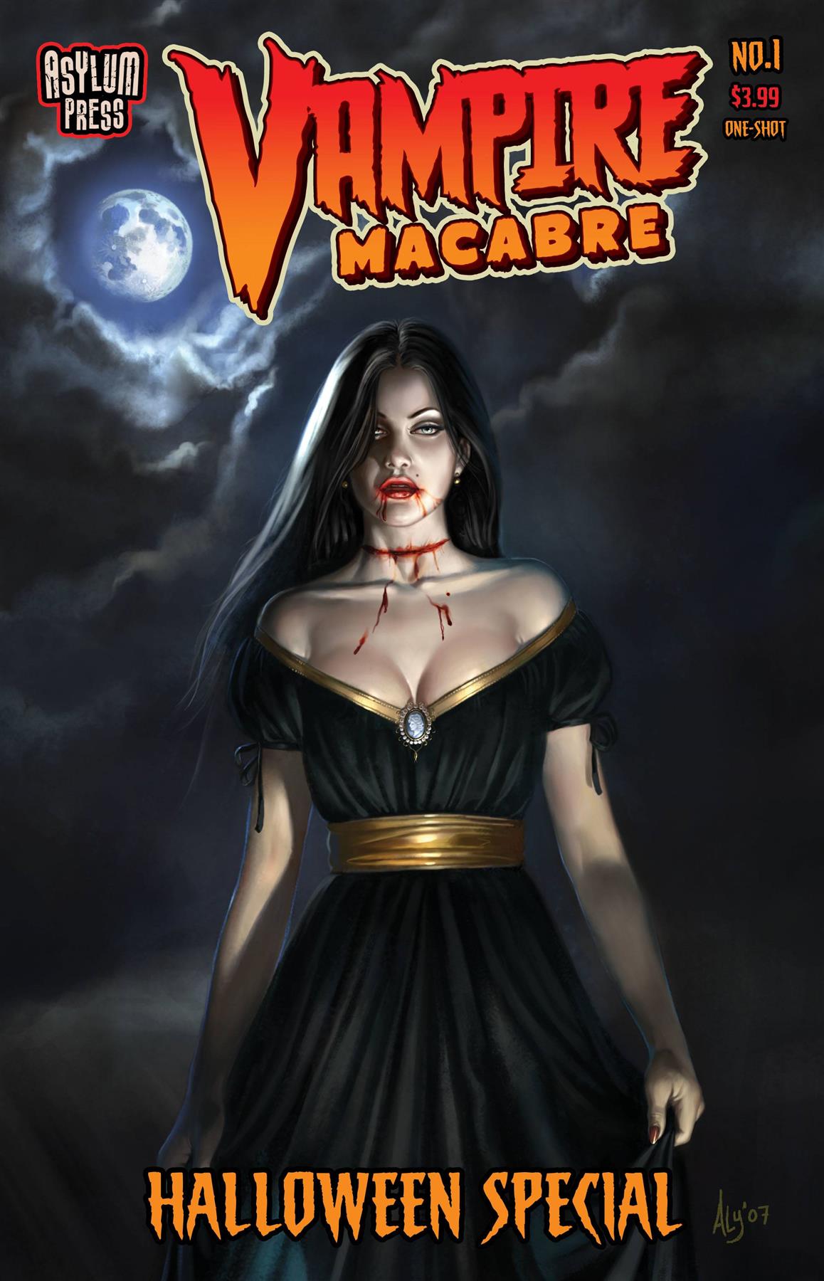 Vampire Macabre Halloween Sp One Shot Cvr A Fell (mr) Asylum Press Comic Book