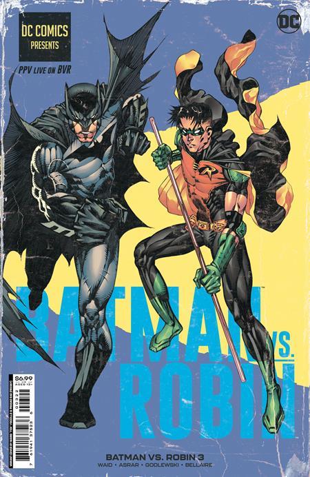 Batman Vs Robin #3 (of 5) Cvr J Mario Fox Foccillo Fight Poster Batman Vs Robin Card Stock Var DC Comics Comic Book
