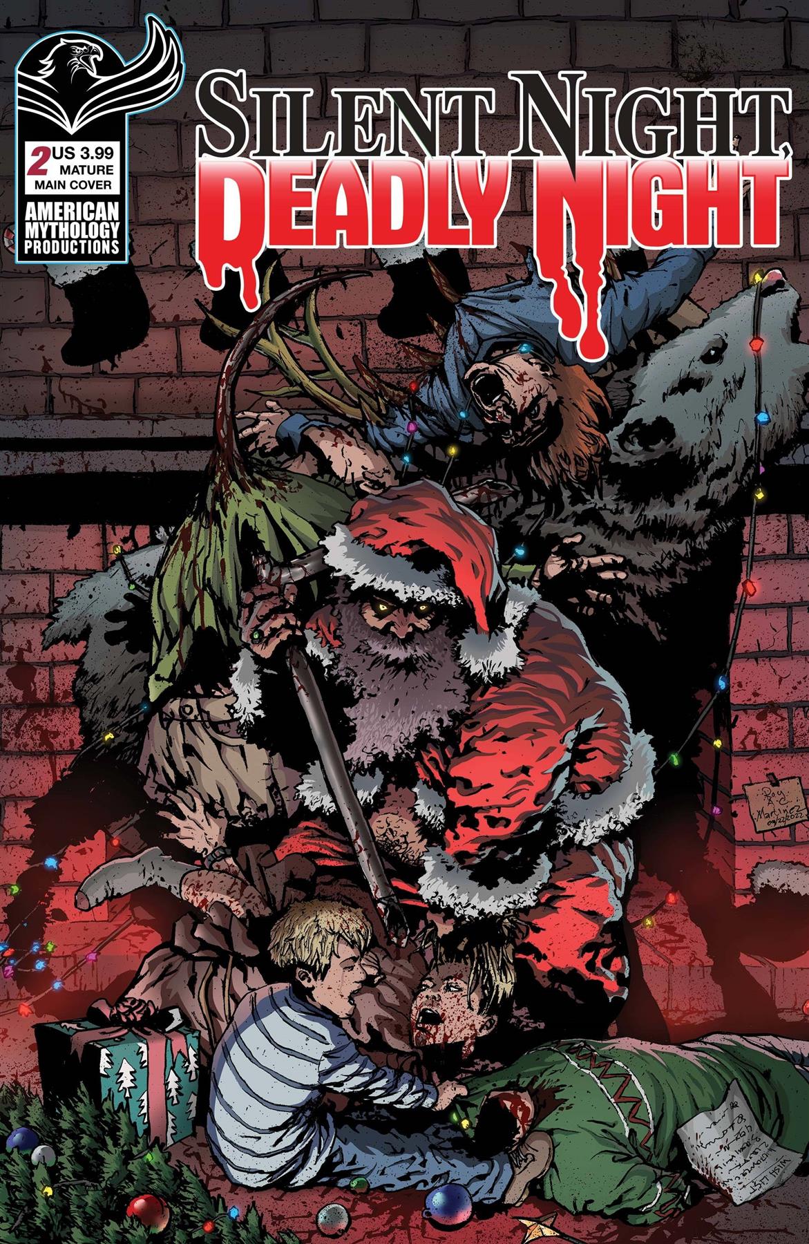 Silent Night Deadly Night #2 Main Cvr A Martinez (mr) American Mythology Productions Comic Book