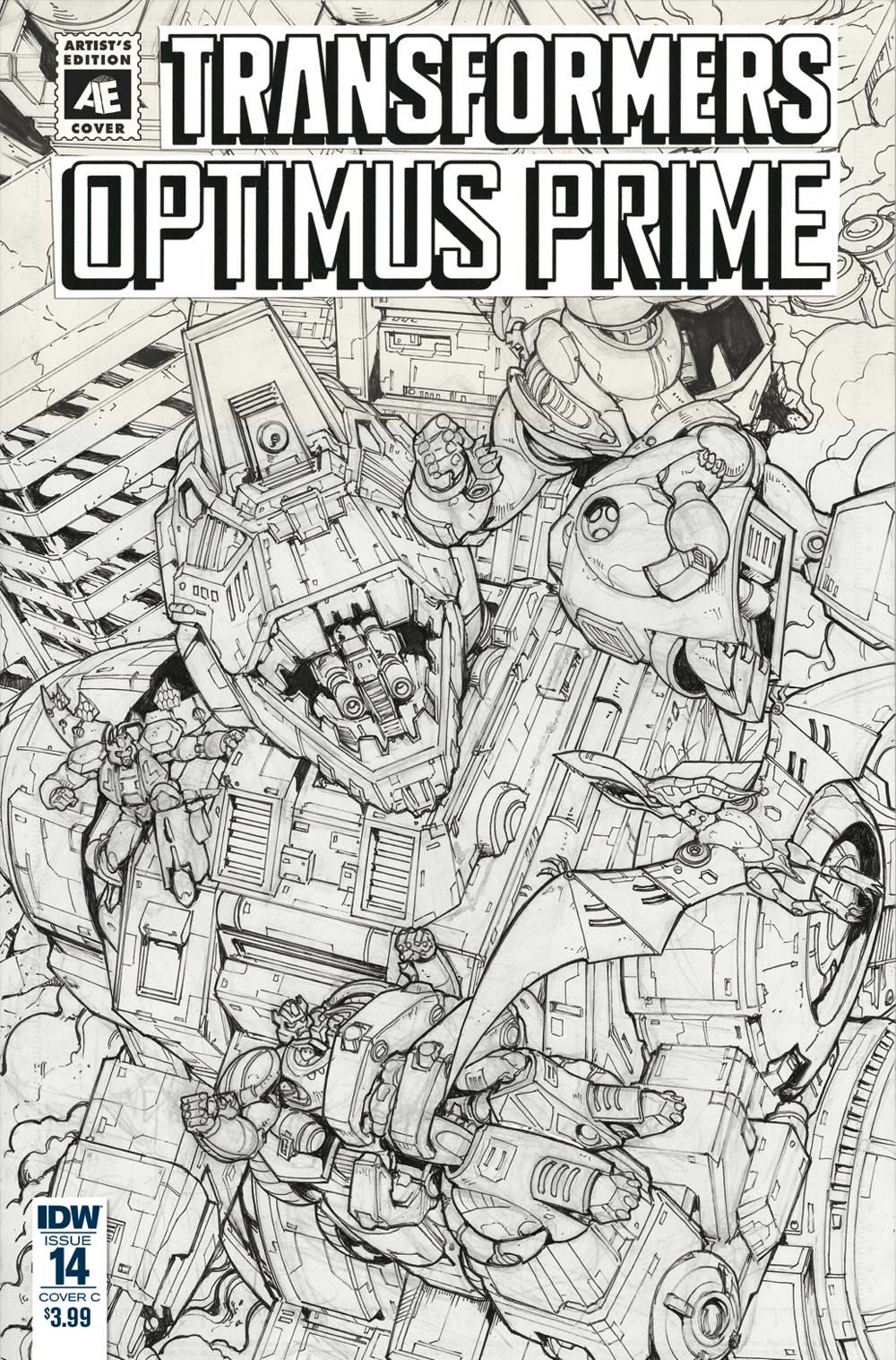 Optimus Prime #14 Cvr C Artist Ed Griffith (Cvr C Artist Ed Griffith) Idw Publishing Comic Book