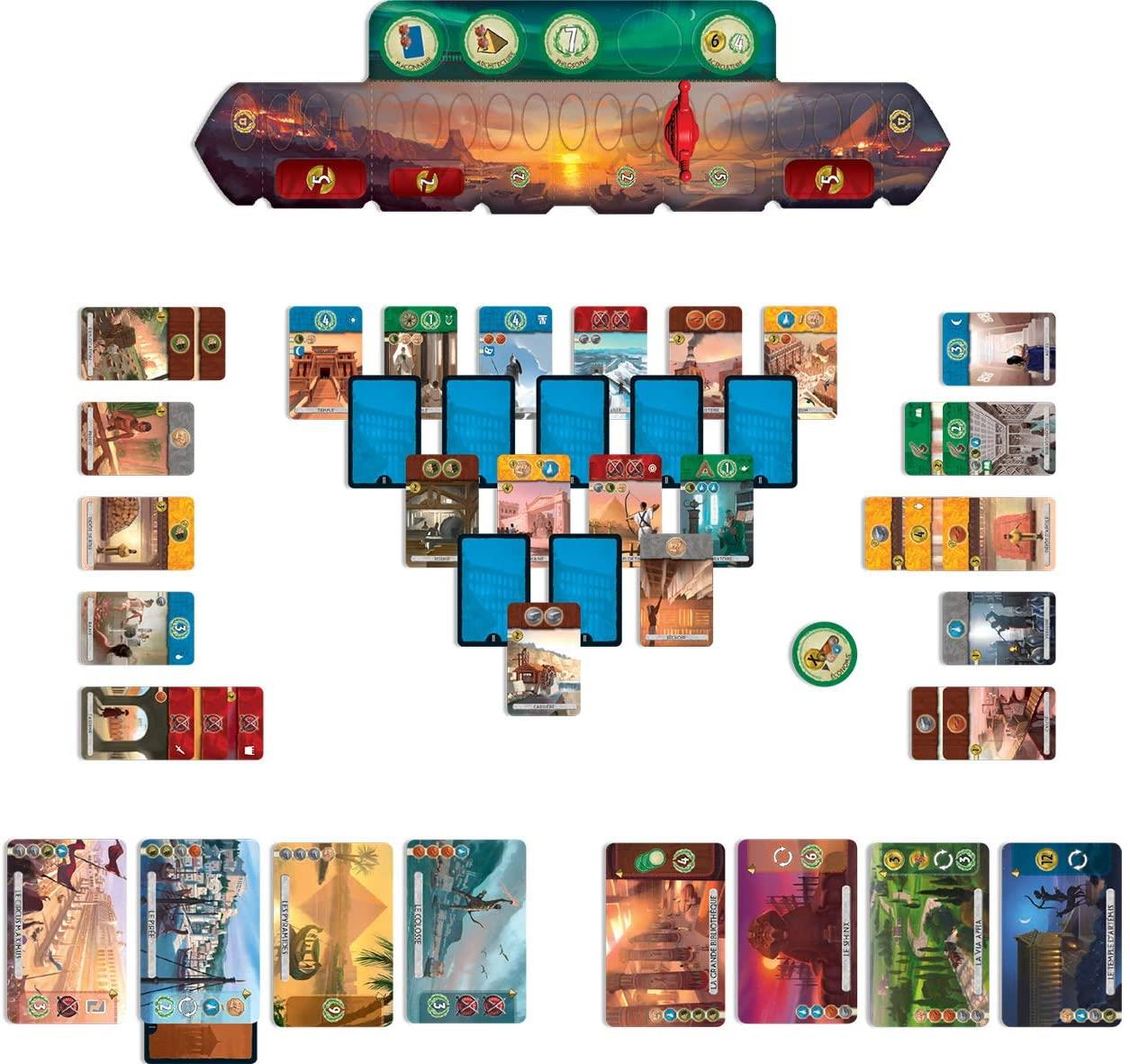 7 Wonders ( Duel ) Board Game by Repos Production