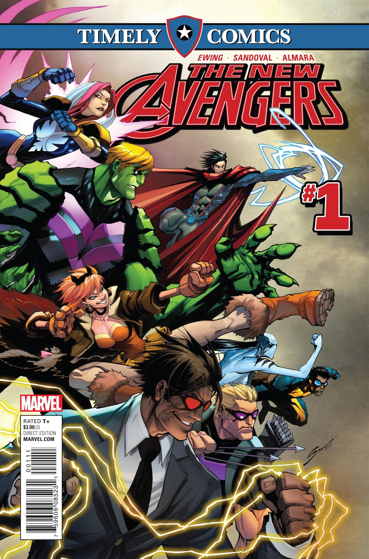 Timely Comics New Avengers #1 () Marvel Comics Comic Book