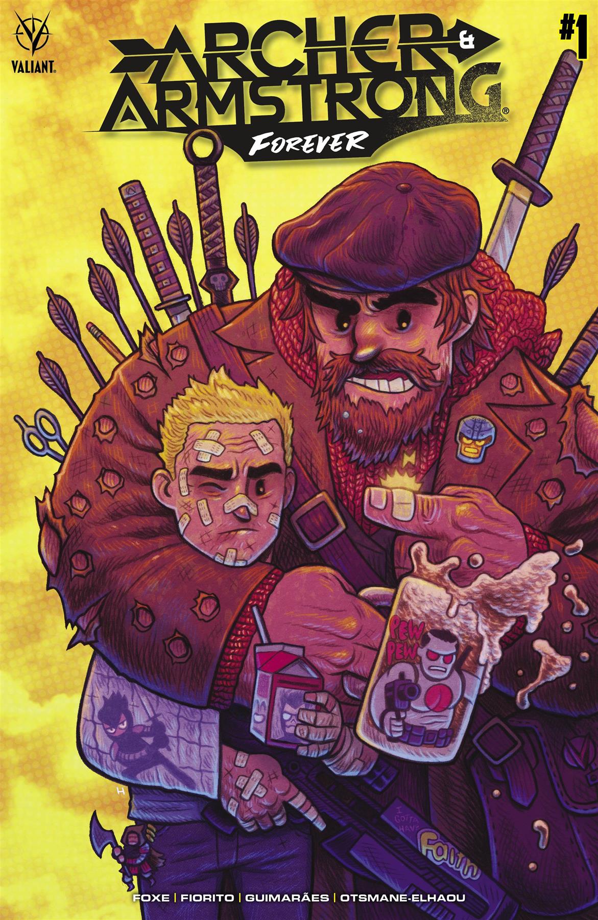 Archer & Armstrong Forever #1 Cvr C Hipp Valiant Entertainment Llc Comic Book