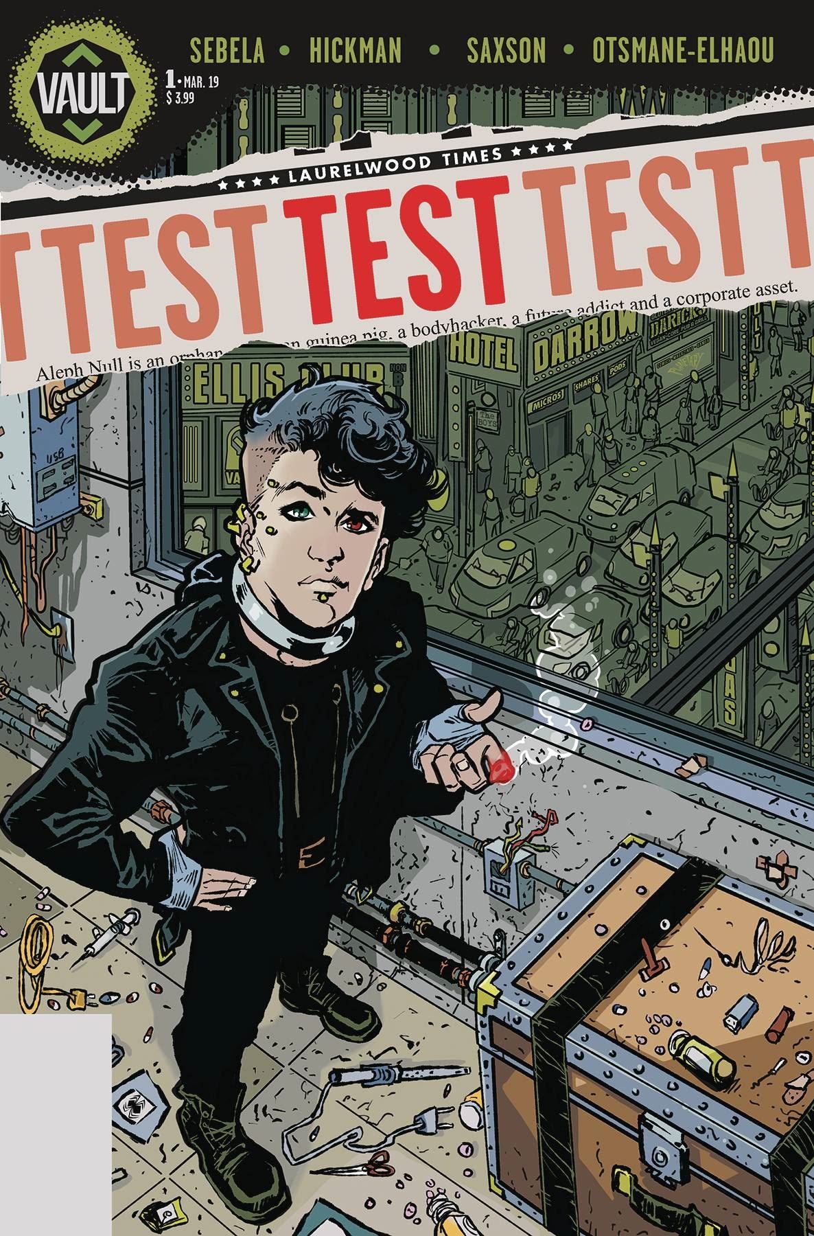 Test #1 (Cvr B) Vault Comics Comic Book