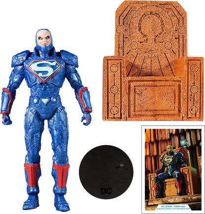 Dc Multiverse Lex Luther Powersuit Blue 7in Scale Action Figure